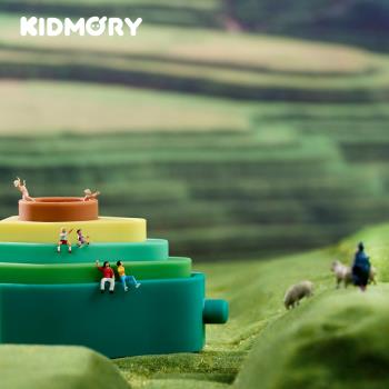 【KIDMORY】矽膠疊疊樂感統玩具(酪梨/檸檬)KM-851