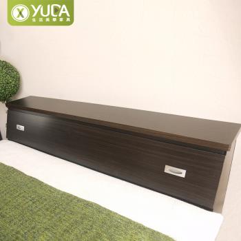 【YUDA 生活美學】套房出租首選 單人加大3.5尺收納床頭箱(床頭箱/床頭櫃)