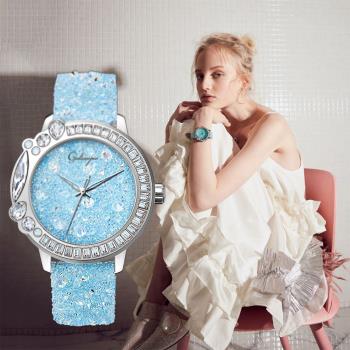 Galtiscopio迦堤 璀璨星鑽系列寶寶藍手錶-40mm AU2SS001SBULS