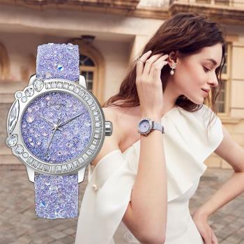 Galtiscopio迦堤 璀璨星鑽系列浪漫紫手錶-40mm AU2SS001SPPLS