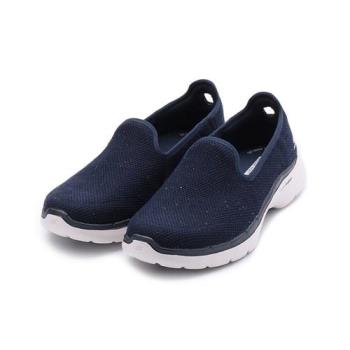 SKECHERS 健走系列 GOWALK 6 套式休閒鞋 深藍白 124551NVY 女鞋