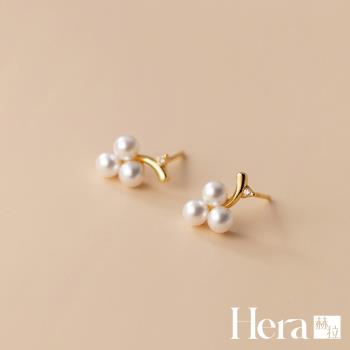  【Hera 赫拉】小清新葡萄精鍍銀耳針 H111122007