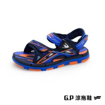 G.P 兒童休閒磁扣兩用涼拖鞋G2302B-藍色(SIZE:31-35 共三色) GP