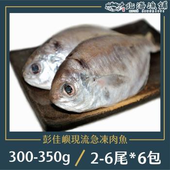 【北海漁鋪】彭佳嶼現流急凍肉魚300~350g(2~6尾)/包*6包