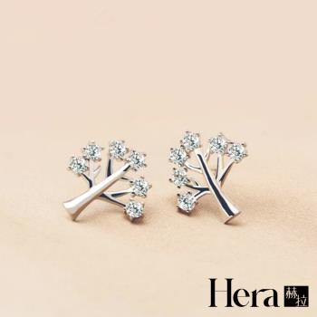 【Hera 赫拉】生命之樹精鍍銀耳針 H111122806