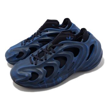 adidas 休閒鞋 COS fomQUAKE 男鞋 深藍 Blue Rush 染色 石洗 內靴 GY0065