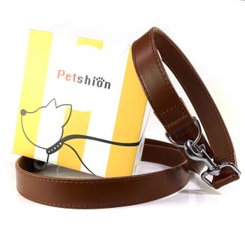 【Petshion】寵物拉繩 真皮牽引繩 外出牽繩(L2-L)