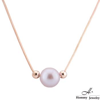 【幸福珠寶】Pure Pearl Pink 浪漫柔光珍珠項鍊