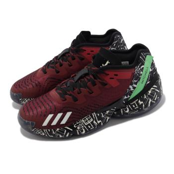adidas 籃球鞋 D.O.N. Issue 4 男鞋 紅 黑 新年 天書 米契爾 Mitchell 愛迪達 IF2162
