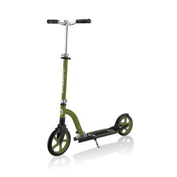 法國 GLOBBER NL230-205 DUO 成人折疊滑板車-酪梨綠(輪滑板車、手煞車、直立站立、成人滑板車)