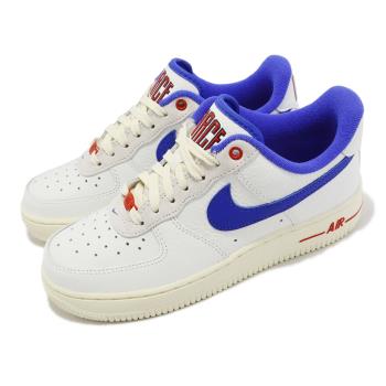 Nike Wmns Air Force 1 07 LX 女鞋 白 藍 紅 Command Force 奶油底 DR0148-100