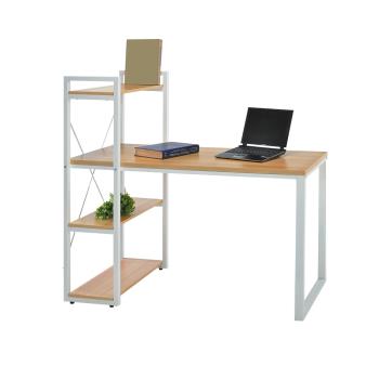 Boden-艾昂4尺多功能L型書桌/置物書架書桌