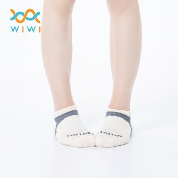 【WIWI】活力運動抑菌船型除臭襪(米灰色 女M-XL)