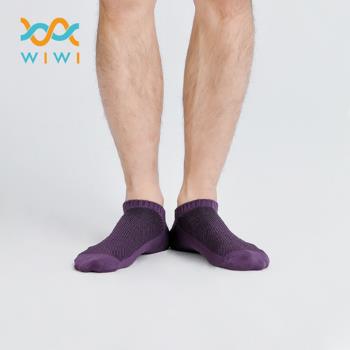 【WIWI】MIT發熱抑菌按摩船型襪(羅蘭紫 男M-L)