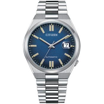 CITIZEN星辰 Mechanical 青春撞色 簡約機械腕錶 NJ0151-88L