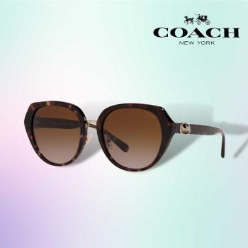 【COACH】時尚大鏡框太陽眼鏡(HC8331-512013)
