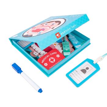 Colorland-木製磁吸式牙醫遊戲組 扮家家酒醫生玩具 口腔衛生早教學習玩具