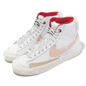 Nike Wmns Blazer Mid PRM 女鞋 白 粉紅 Leap High CNY 毛茸茸 兔年 FD4342-181