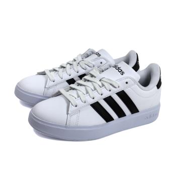 adidas GRAND COURT 2.0 網球鞋 運動鞋 白/黑條紋 男鞋 GW9195 no025