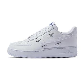Nike Air Force 1 07 LX 女鞋 白色 AF1 四勾 銀色小勾 立體 運動 休閒鞋 CT1990-100