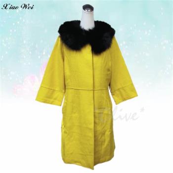 【CHENG DA】秋冬專櫃精品女裝時尚羊毛長版大衣外套NO.302505