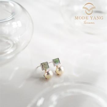 【磨樣Mode yang】日光 | 天然珍珠耳環 / 6-7mm淡水珍珠 *純淨優雅