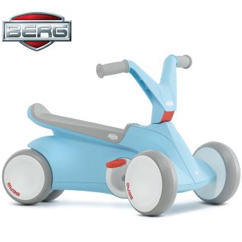 荷蘭 BERG GO2 兒童4輪多功能滑步自行車-珊瑚藍｜自行車｜腳行車｜腳踏車｜滑步車