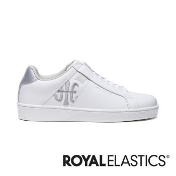 royal elastics icon 白銀真皮運動休閒鞋 (女) 91923-008