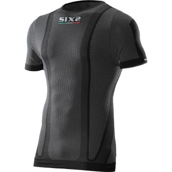 SIXS 機能碳短袖上衣,黑