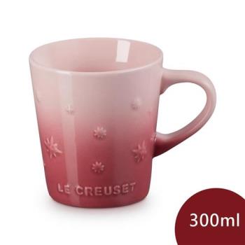 【Le Creuset】星塵之光系列 V馬克杯 300ml 櫻花粉