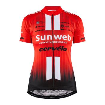 瑞典CRAFT Team Sunweb 短袖女車衣【車隊版】1908575-426000 紅色