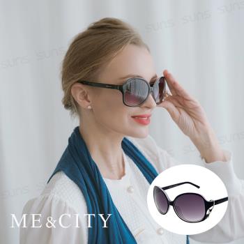ME&CITY 甜美心型鎖鍊太陽眼鏡 抗UV400 (ME 1223 L01)