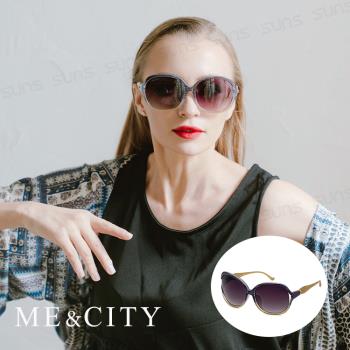 ME&CITY 義式甜美別緻太陽眼鏡 時尚大框墨鏡 抗UV400 (ME 1210 C99)