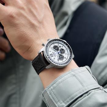 CITIZEN 星辰 亞洲限定款 熊貓 光動能計時手錶(CA4500-32A)