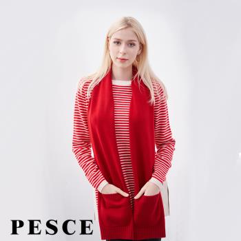 【PESCE】專櫃女裝 | cashmere圍巾 | 義大利品牌 TW-931 三色可選(造型口袋)