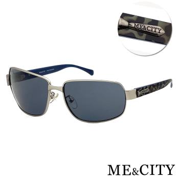 ME&CITY 義式紳士質感方框太陽眼鏡 抗UV400 (ME 110013 B611)