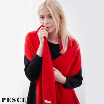 【PESCE】專櫃女裝 | cashmere圍巾 | 義大利品牌 TW-866 珊瑚紅/紅/粉紅/桃紅