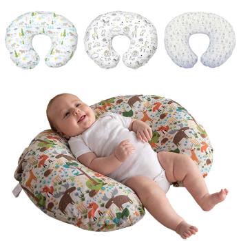 Colorland-哺乳枕 多功能月亮型孕婦枕 嬰兒枕(枕套可換洗)