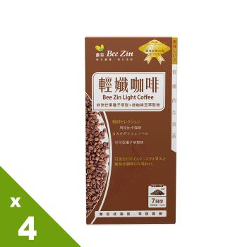 【BeeZin康萃】美活非洲芒果輕孅咖啡 榛果口味 x4盒(7包/盒)