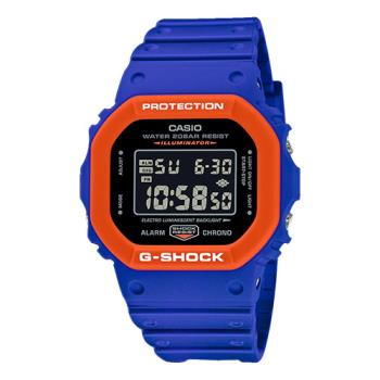 【CASIO 卡西歐】G-SHOCK 運動電子錶 男錶 橡膠錶帶 防水200米 DW-5610SC(DW-5610SC-2)
