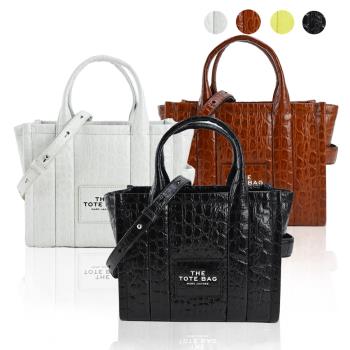 MARC JACOBS THE CROC-EMBOSSED MINI TOTE鱷魚紋兩用托特包(多色選)