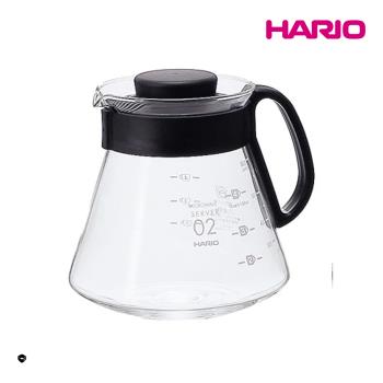 【HARIO】V60經典系列 02黑色60咖啡分享壺600ml [XVD-60B-EX]