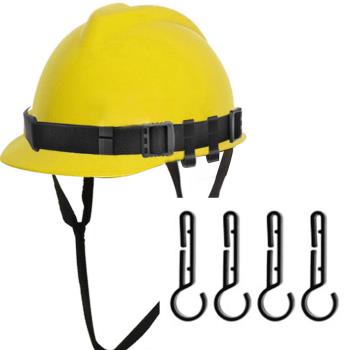 工作帽頭燈固定掛鉤帽緣卡扣 CY-LR2020/CY-H3021 (4入組)