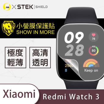 【O-ONE】Xiaomi 紅米 Watch 3 手錶『小螢膜』滿版全膠螢幕保護貼超跑包膜頂級原料犀牛皮(一組兩入)
