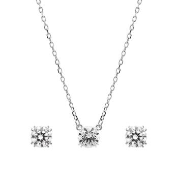 SWAROVSKI 施華洛世奇 Constella經典水晶套組(項鍊+耳環)