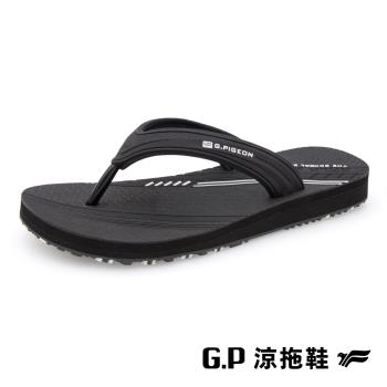 G.P 女款極簡風海灘夾腳拖鞋G3718W-黑色(SIZE:36-40 共二色) GP