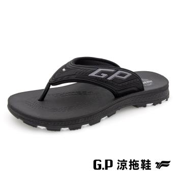 G.P 男款NewType高緩震耐用人字拖鞋G3757M-黑色(SIZE:39-45 共三色) GP