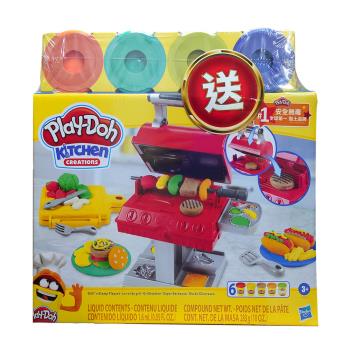 Play-Doh 培樂多黏土 BBQ烤肉+4色黏土組合包(F0652+B5517)