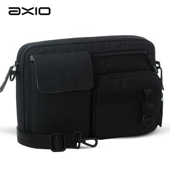 AXIO Outdoor Shoulder bag 休閒健行側肩包(AOS-5)太空黑-加送多隔層萊卡證件套 (ABH-504)