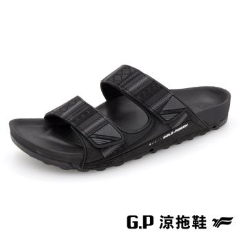 G.P 男款防水機能圖騰柏肯拖鞋G3745M-黑色(SIZE:39-44 共二色) GP